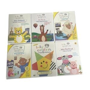 Baby Einstein DVD Lot Baby Kids 6-Pack Set Educational Learning Set